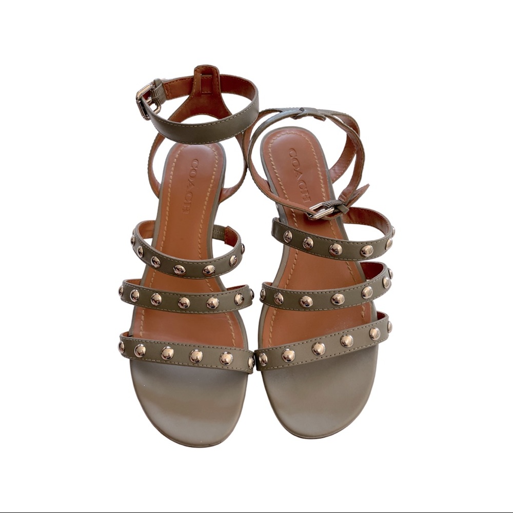 Coach Sandals- Grey Size 9.5 Worn once